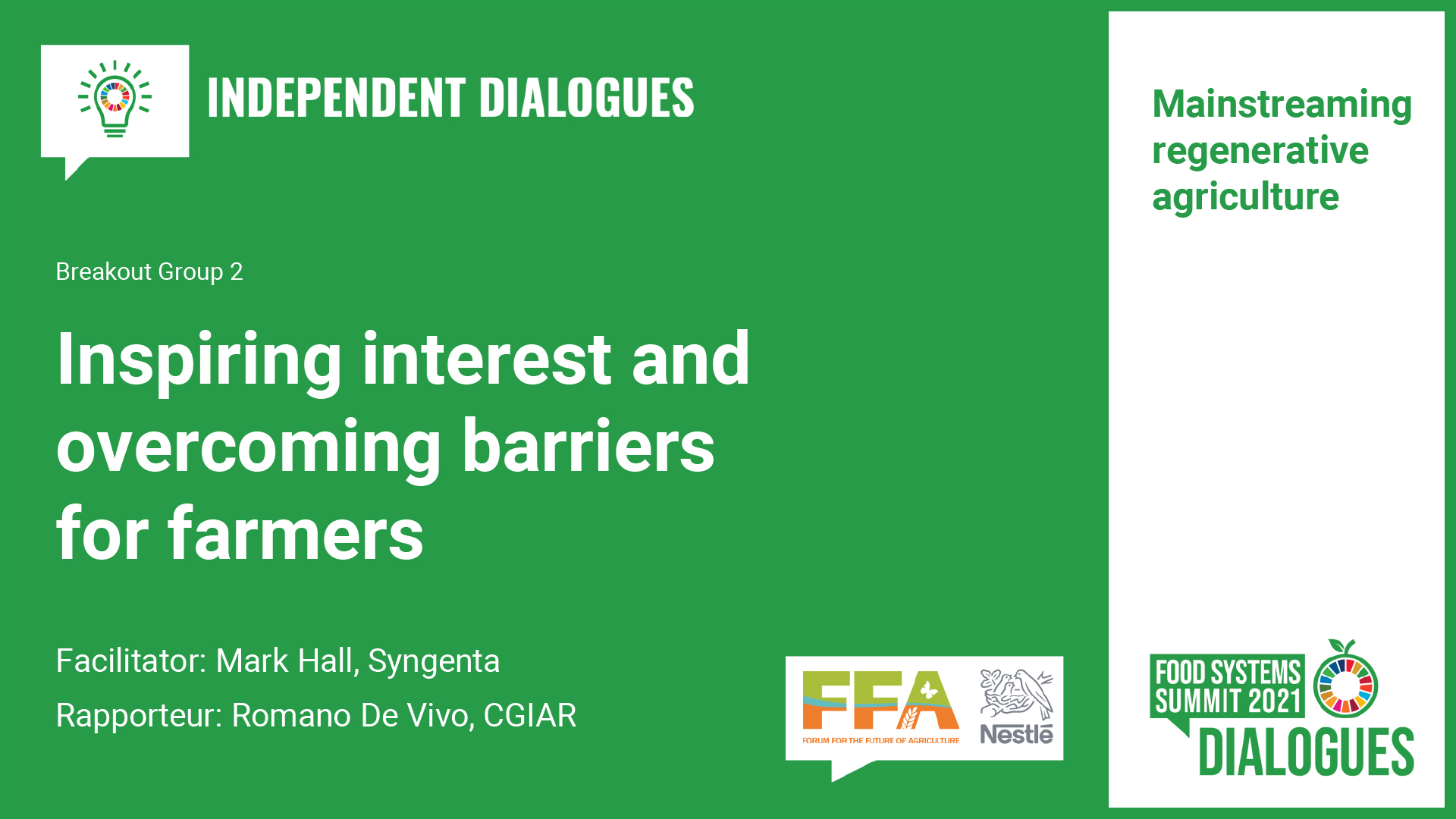 UNFSS Independent Dialogues Breakout 2 video image