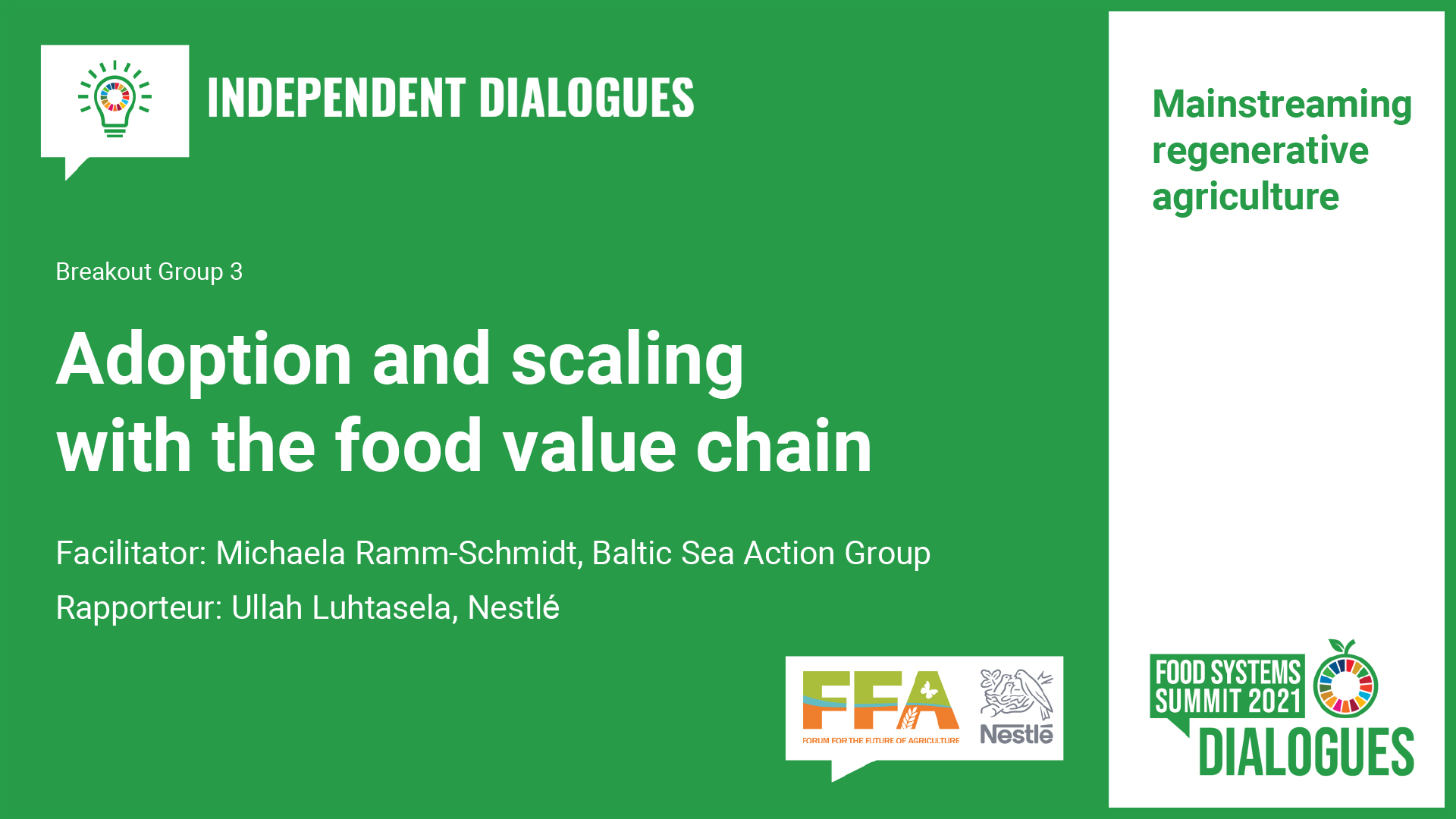 UNFSS Independent Dialogues Breakout 3 video image