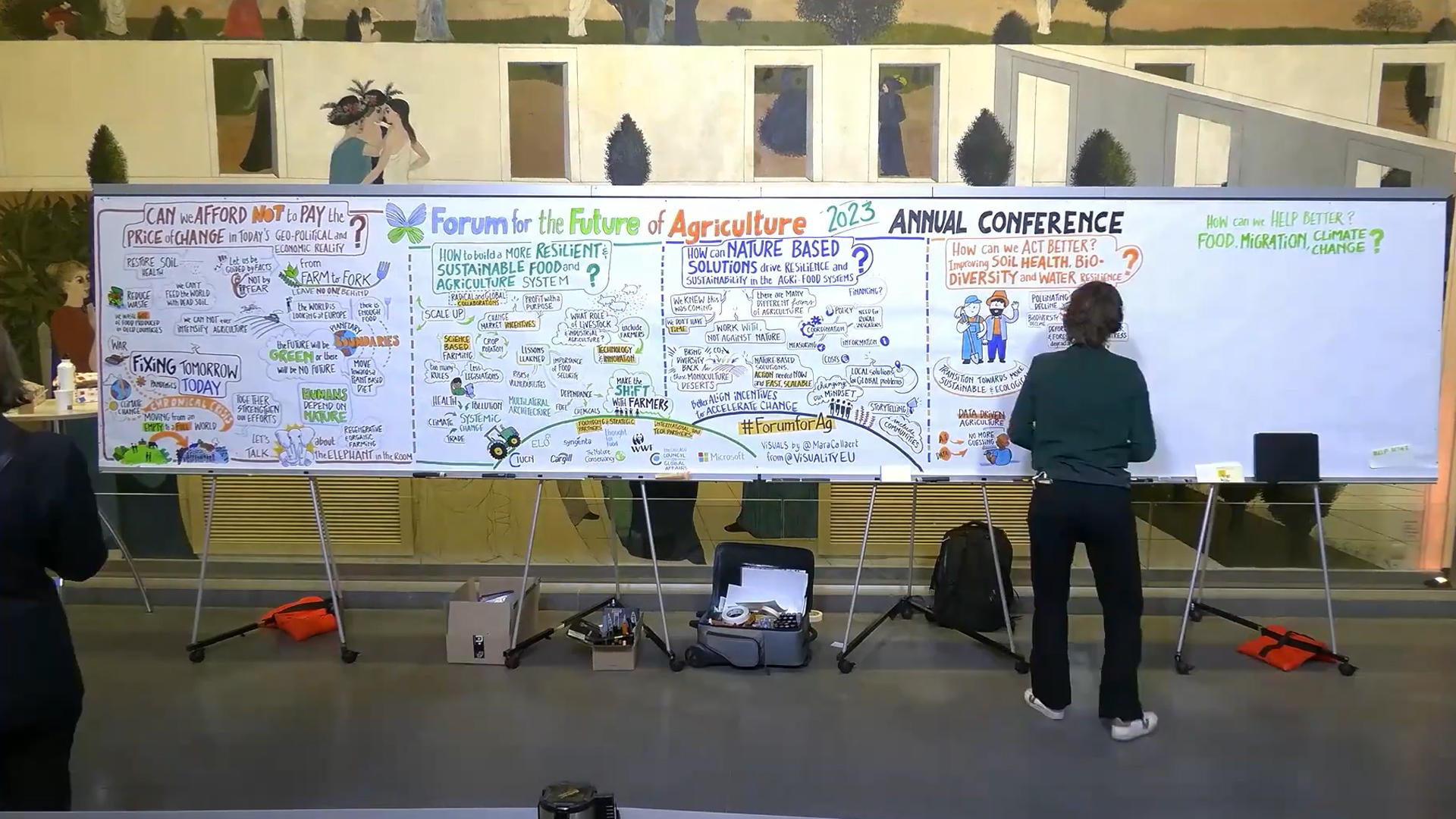 2023 Annual Conference visual recording timelapse video image
