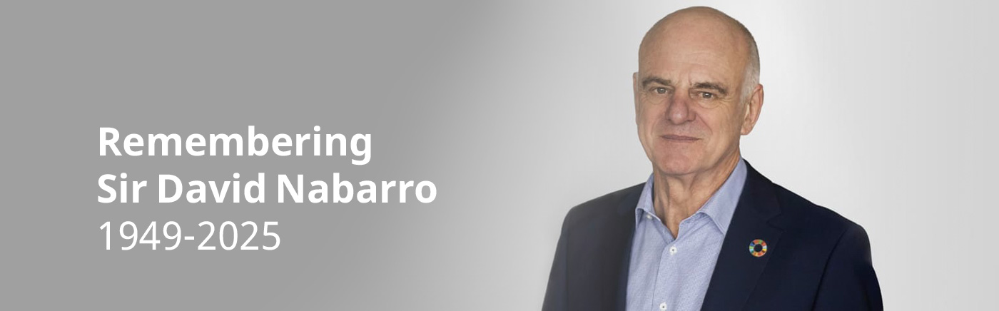  Remembering Sir David Nabarro banner image